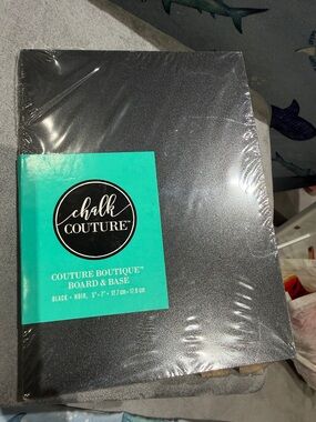 Chalk Couture Black Couture Boutique Board & Teal Label